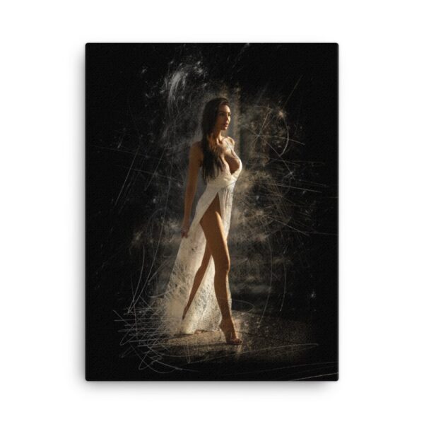 Wandbild Hanna black colour