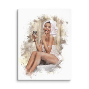 Boéll Shop – Fine Art Photography & Graphic Art 33 Fridays – original graphic art by Marcus Boéll, frameless canvas print with white background in color, 18×24 in, shown on a wall