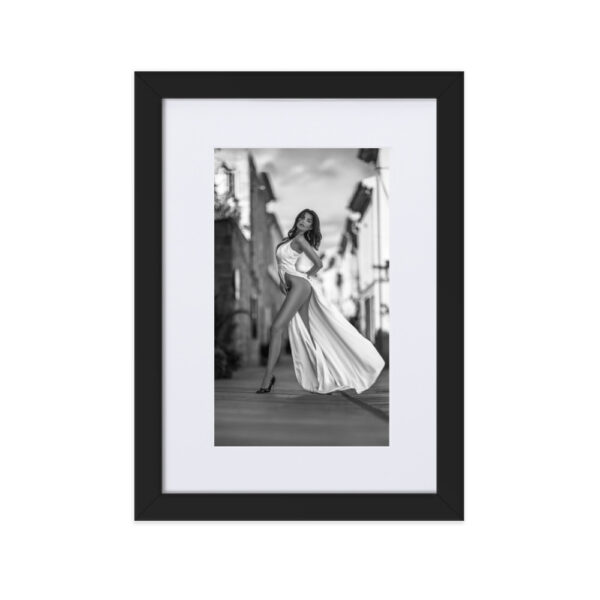 streets of Palma de Mallorca Marcus Boéll black and white photography canvas framed poster