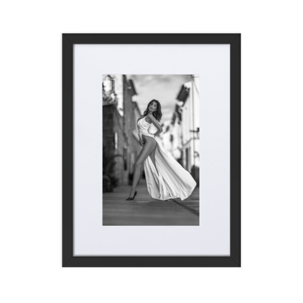 streets of Palma de Mallorca Marcus Boéll black and white photography canvas framed poster
