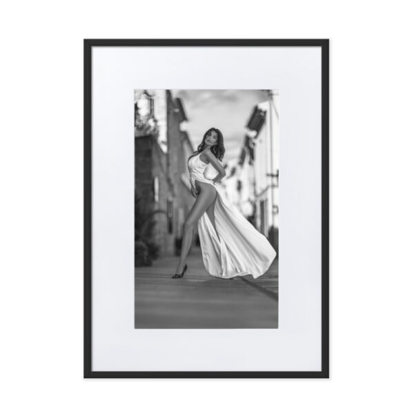 streets of Palma de Mallorca Marcus Boéll black and white photography canvas framed poster