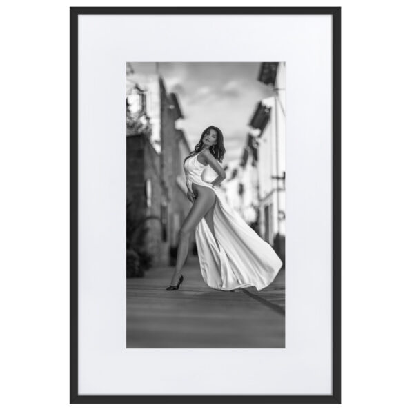streets of Palma de Mallorca Marcus Boéll black and white photography canvas framed poster