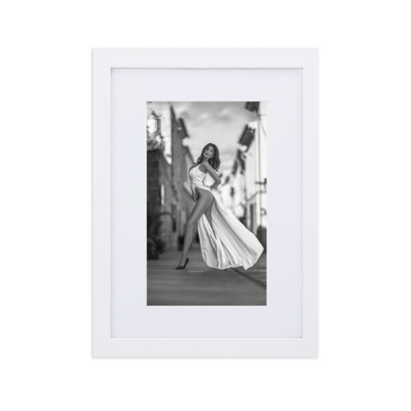 streets of Palma de Mallorca Marcus Boéll black and white photography canvas framed poster