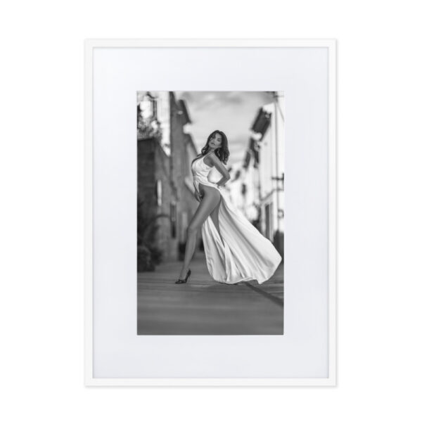 streets of Palma de Mallorca Marcus Boéll black and white photography canvas framed poster
