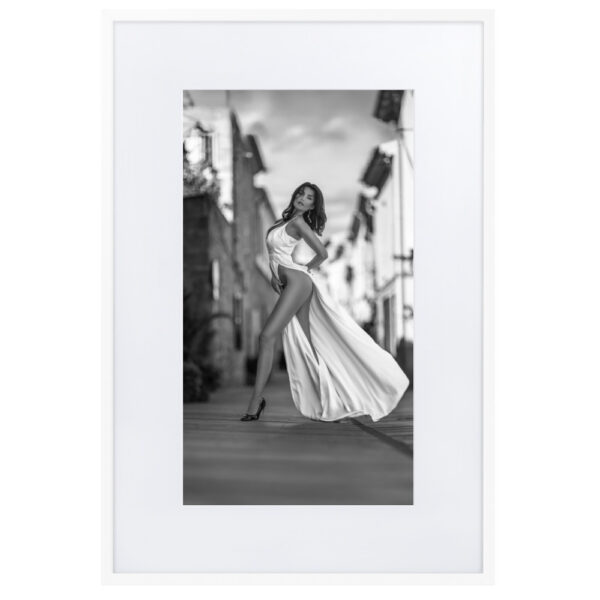 streets of Palma de Mallorca Marcus Boéll black and white photography canvas framed poster