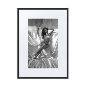 Black & White Fine Art Prints 55 Se Torre Nova – gerahmter Kunstdruck von Marcus Boéll, schwarzer Rahmen, 50 × 70 cm