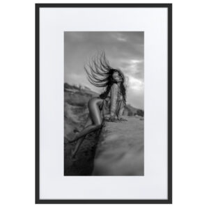 Black & White Fine Art Prints 45 Magrana – gerahmter Kunstdruck von Marcus Boéll, schwarzer Rahmen, 61 × 91 cm