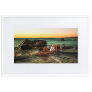 Color Fine Art Prints 40 Es Carritxo – gerahmter Kunstdruck von Marcus Boéll, weißer Rahmen, 61 × 91 cm