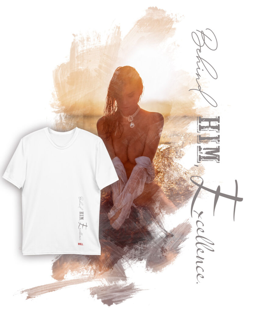 Laura Son Mesquida white c | Leinwand Wandbild - Marcus Boéll Kunstdruck | black & white |framed |canvas