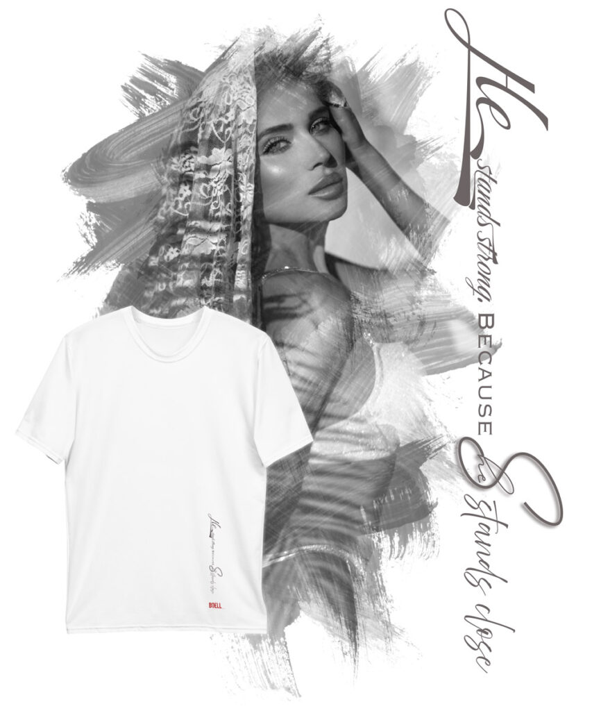 Ola He Stands Strong wbw | Leinwand Wandbild - Marcus Boéll Kunstdruck | black & white |framed |canvas