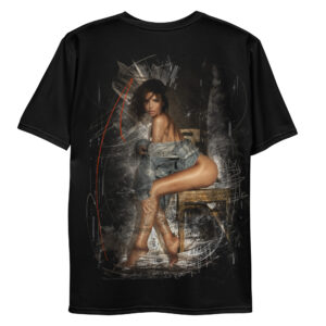 Boéll Shop – Fine Art Photography & Graphic Art 174 Herren-T-Shirt Serena – All-over-Print, Rückansicht – Marcus Boéll Design