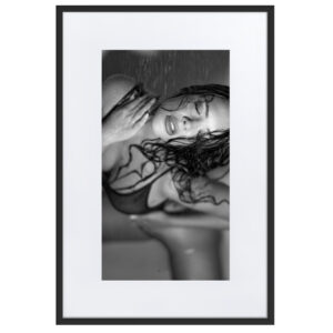 Black & White Fine Art Prints 16 So Na Rossa – gerahmter Kunstdruck von Marcus Boéll, schwarzer Rahmen, 61 × 91 cm