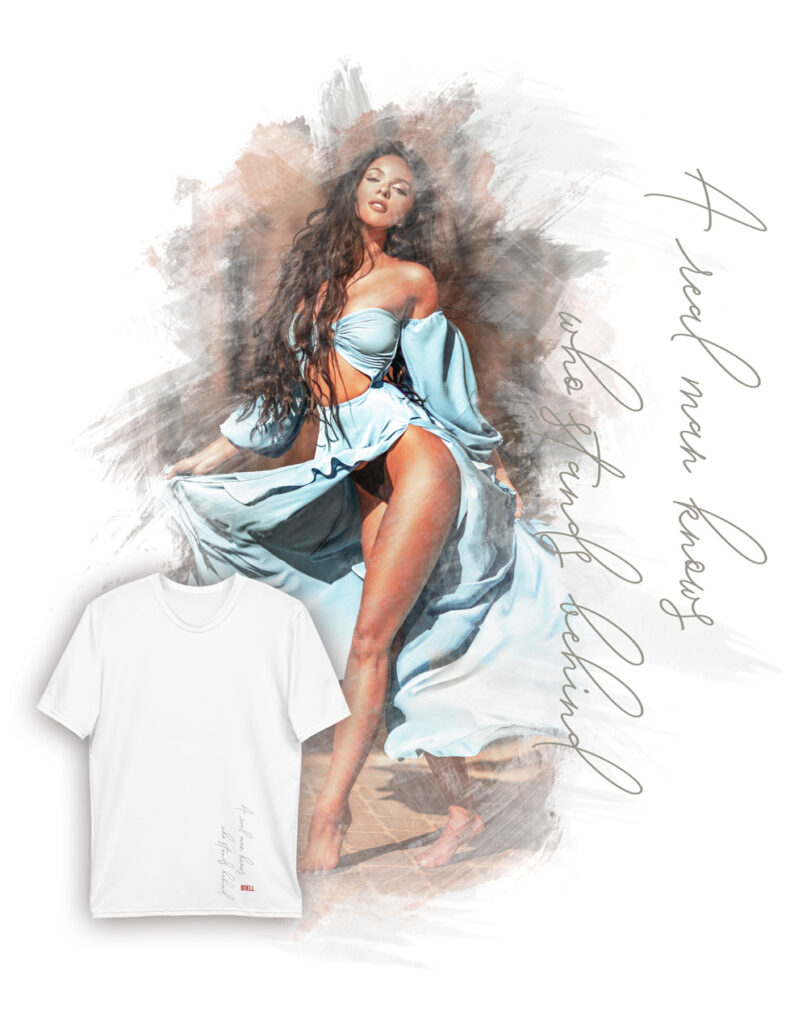 T-Shirt Women Motive feminin art Marcus Boéll Photography design