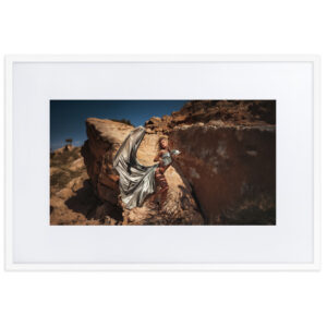 Boéll Shop – Fine Art Photography & Graphic Art 107 Son Giuliano – gerahmter Kunstdruck von Marcus Boéll, weißer Rahmen, 61 × 91 cm