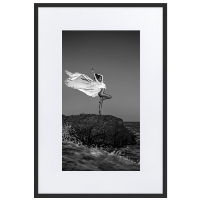 matte paper framed poster with mat cm black 61x91 cm transparent 6ab64e95bc660 | Leinwand Wandbild - Marcus Boéll Kunstdruck | black & white |framed |canvas