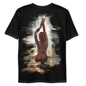 Boéll Shop – Fine Art Photography & Graphic Art 71 Betlem – art T-shirt by Marcus Boéll, black tee, color print, back view