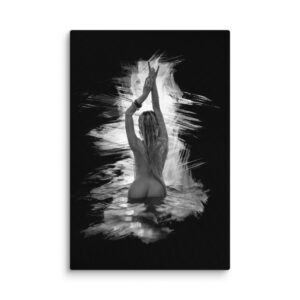 Boéll Shop – Fine Art Photography & Graphic Art 16 Betlem – graphic art canvas print by Marcus Boéll, black background, monochrome